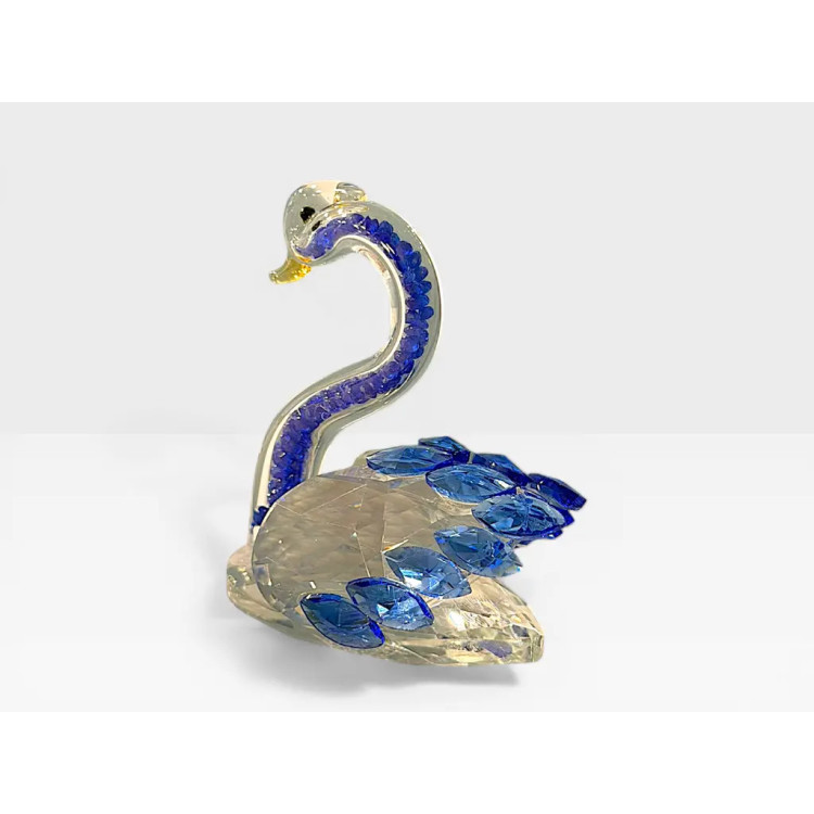 Стъклена фигурка Лебед