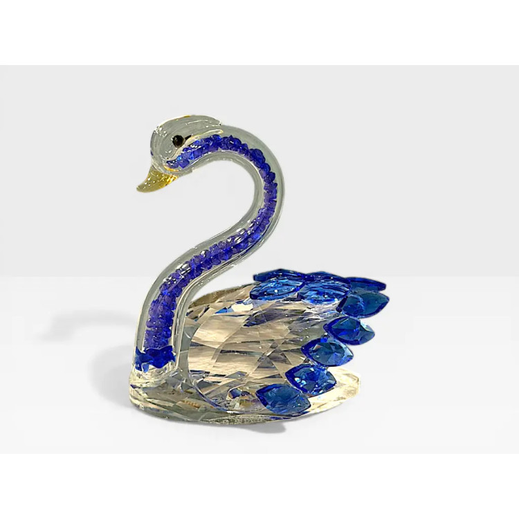 Стъклена фигурка Лебед