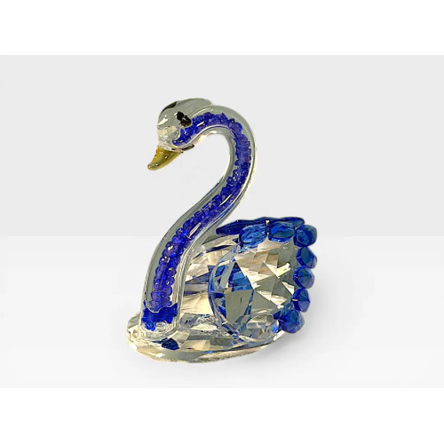 Стъклена фигурка Лебед