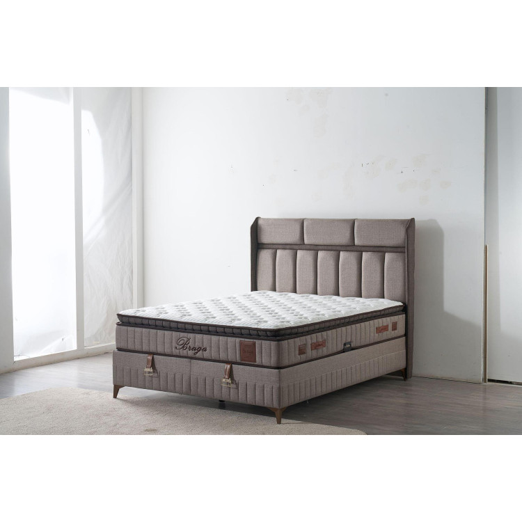 Тапицирано легло Braga с матрак 90/190