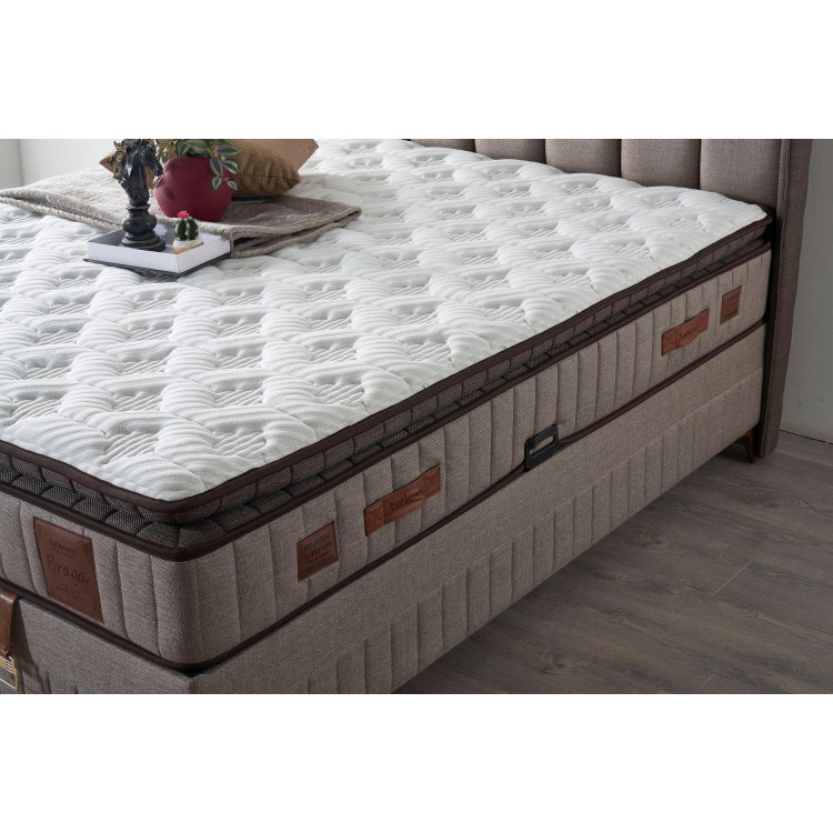 Тапицирано легло Braga с матрак 90/190