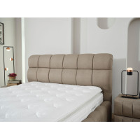 Тапицирано легло Bubble с матрак Бежово 140/200
