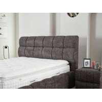 Тапицирано легло Bubble с матрак Графит 140/200