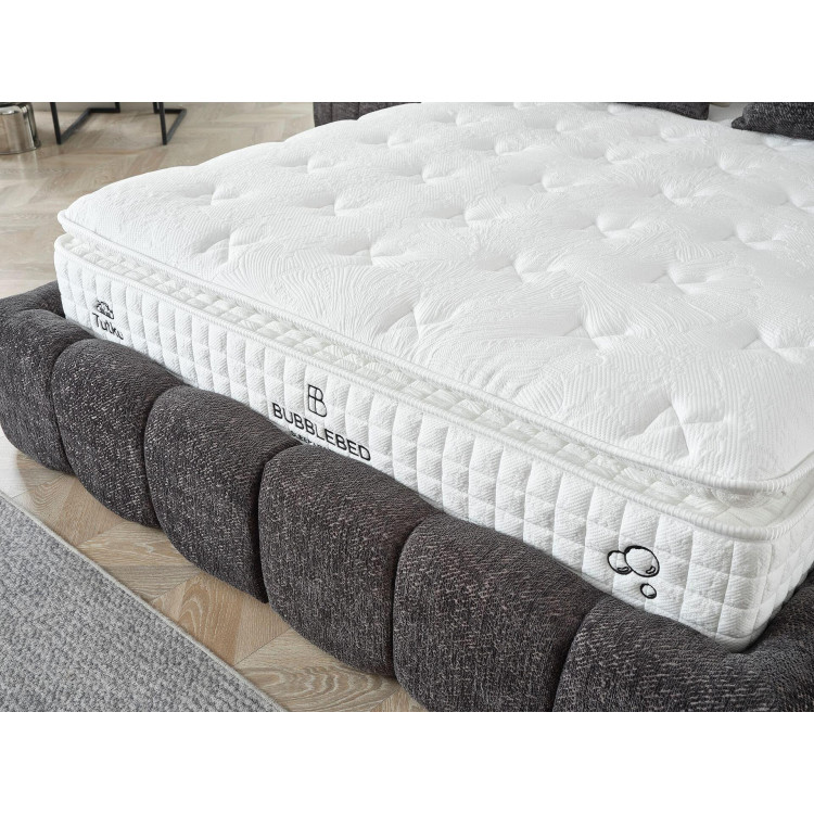 Тапицирано легло Bubble с матрак Графит 140/200