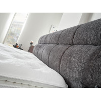Тапицирано легло Bubble с матрак Графит 140/200