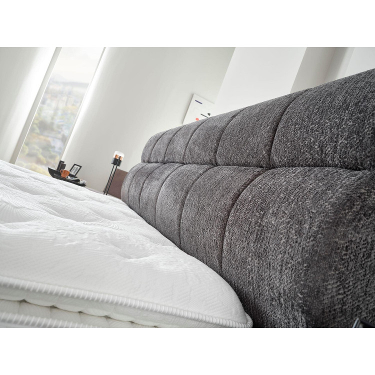 Тапицирано легло Bubble с матрак Графит 140/200