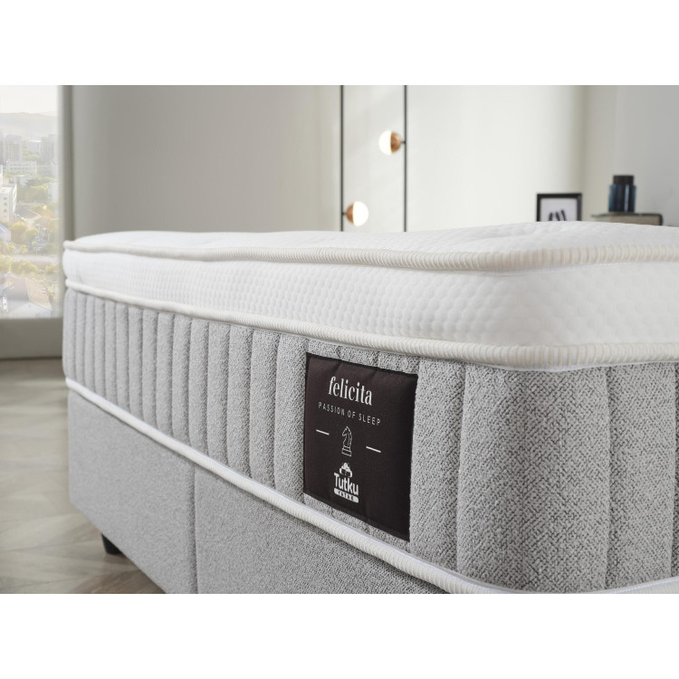 Тапицирано легло Felicita с матрак 90/190