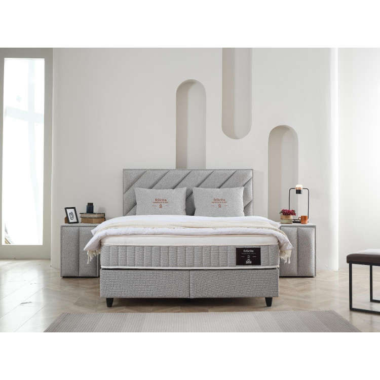 Тапицирано легло Felicita с матрак 90/190