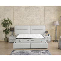 Тапицирано легло Ice Sleep с матрак 140/190
