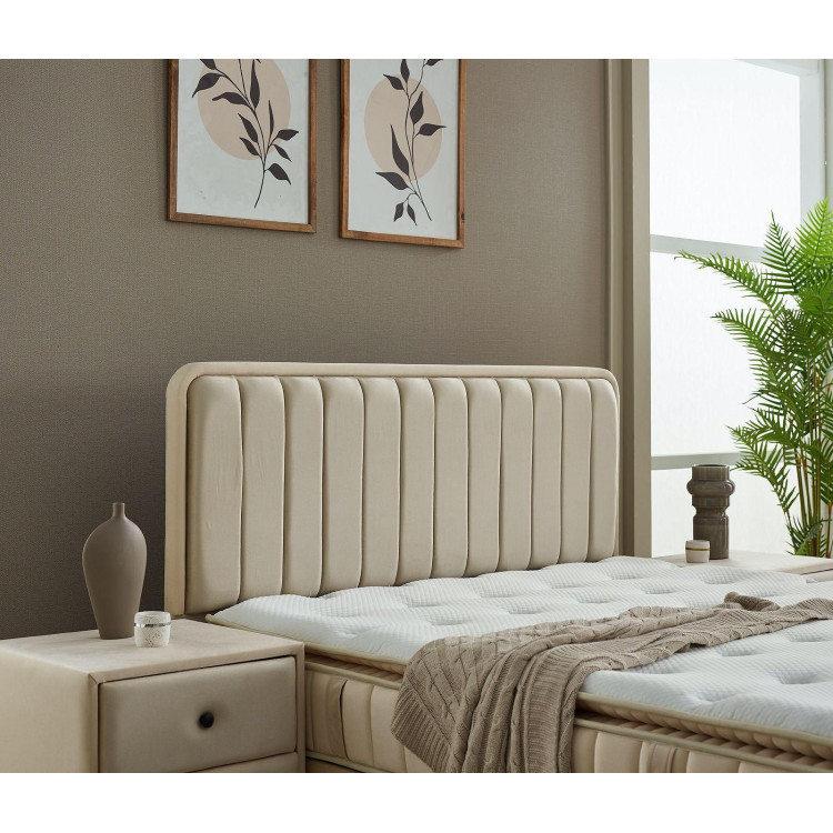 Тапицирано легло Marmaris с матрак 90/200