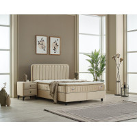 Тапицирано легло Marmaris с матрак 90/200