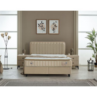 Тапицирано легло Marmaris с матрак 90/200