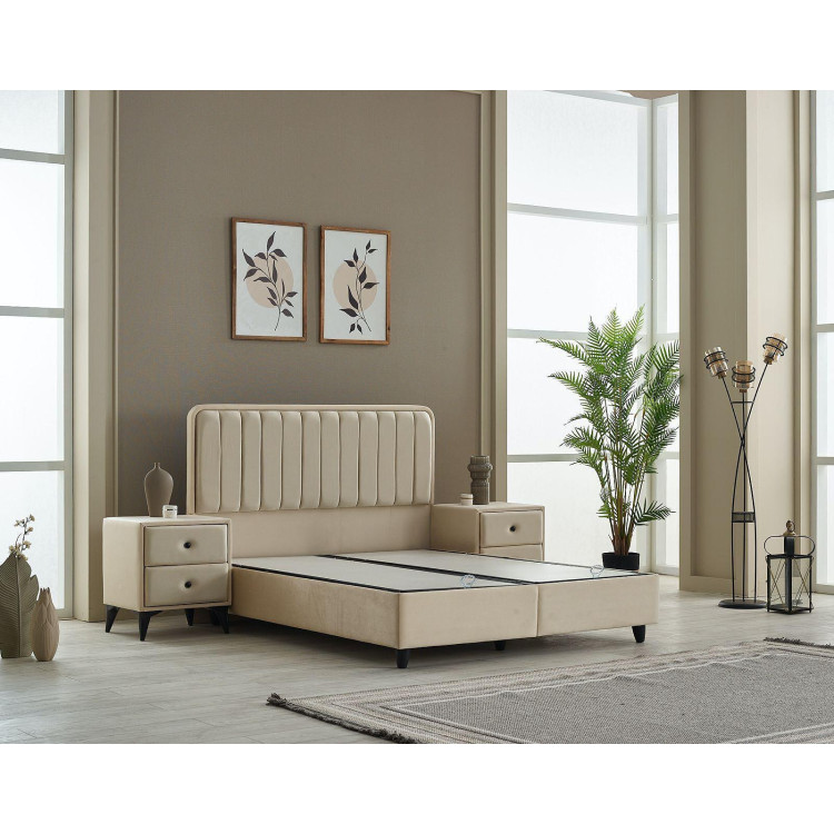 Тапицирано легло Marmaris с матрак 90/200