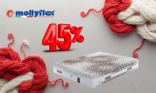 до - 45% за матраци Mollyflex