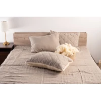 Възглавница Woolland Linen and Wool Duo Natural
