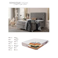 Двулицев матрак Sensitive 160/200