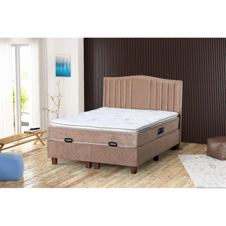 Тапицирано легло Safir pro set с матрак 140/200