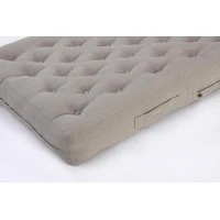 Двулицев матрак от Вълна 10см 100% Лен ORGANIC WOOL 90/200