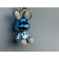 Ключодържател PVC Зайче Тюркоаз