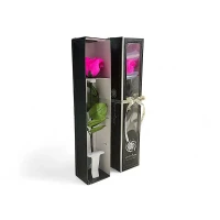 Естествена вечна роза в кутия Stem Pin 07