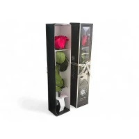Естествена вечна роза в кутия Stem Pin 05