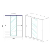 Гардероб City 1006 гланц