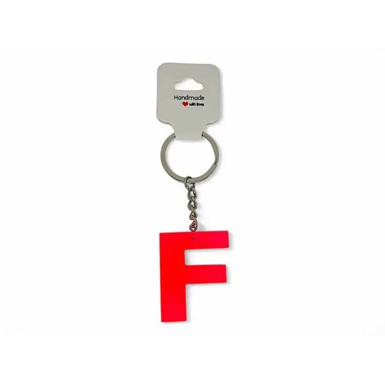 Ключодържател светеща буква F