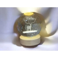 Нощна лампа Елен 3D голяма