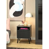Нощно шкафче Barcelona 1S антрацит