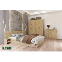 Спален комплект City 7062 дъб артисан